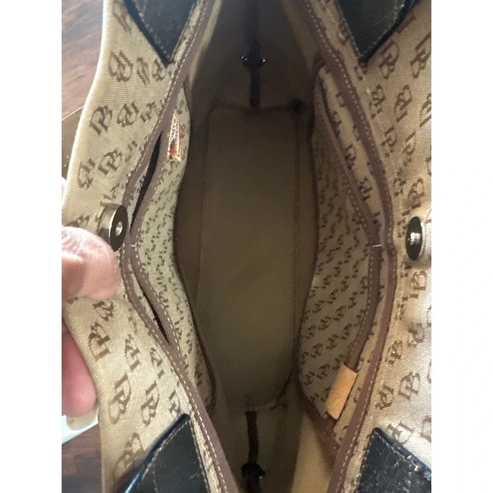 Dooney Bourke All Weather Leather Monogram Tote Bag